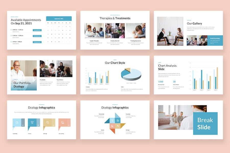 内科生理学医学PPT模板 - 顶尖PPT