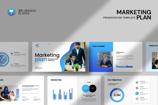 营销计划战略推广策略方案Keynote模板 - 顶尖PPT