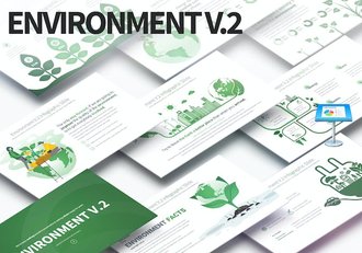 保护环境环保主题保护地球信息图表keynote模板 - 顶尖PPT