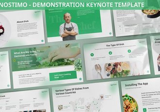 餐饮美食制作展示keynote模板 - 顶尖PPT