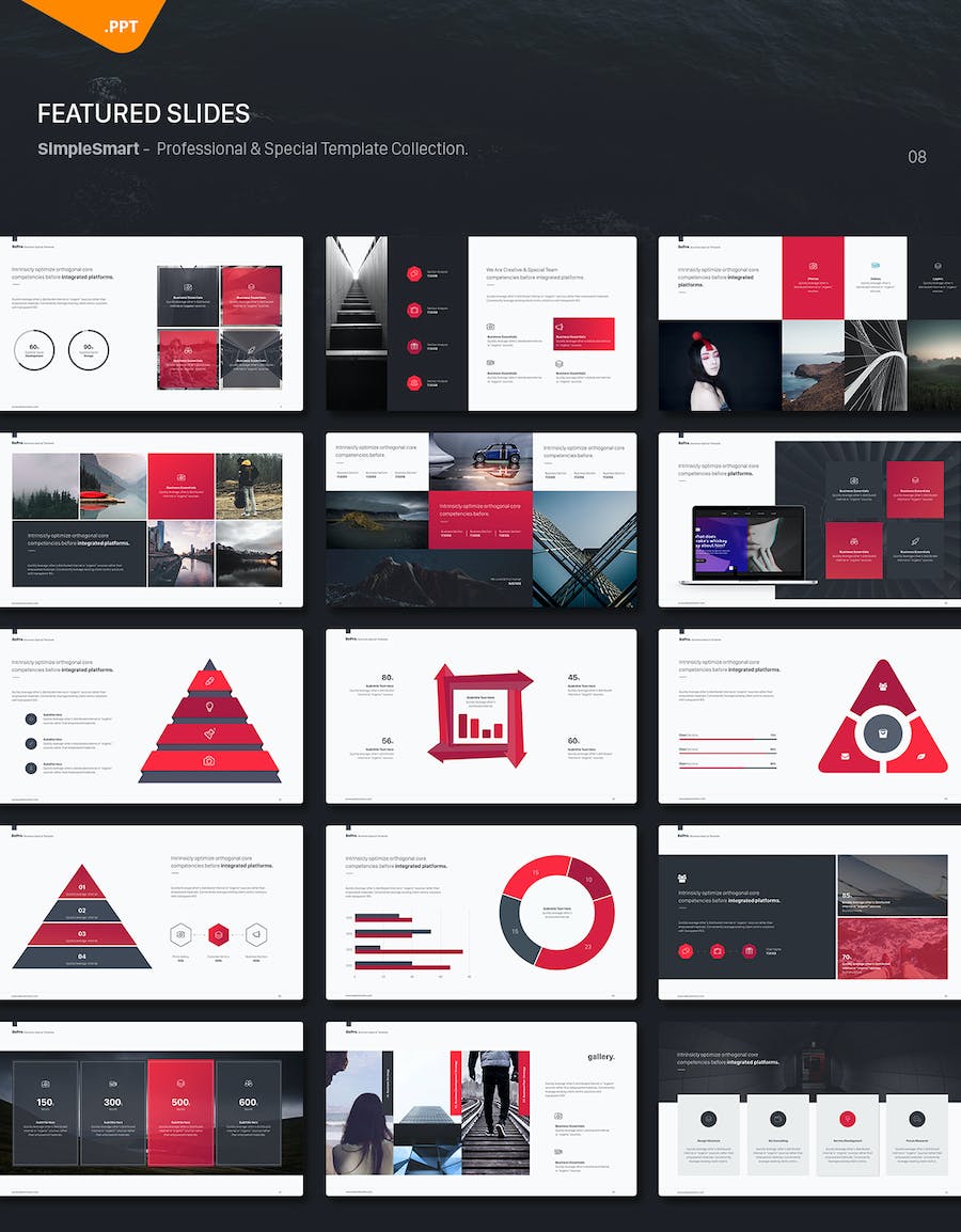 创意商业营销策划品牌展示多用途PPT模板 - 顶尖PPT