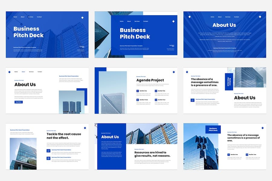 商务广告讲述展示营销传播推广PPT模板 - 顶尖PPT