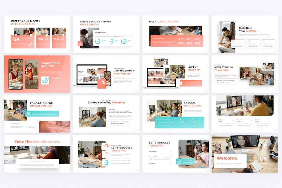 网上学习教育keynote模板 - 顶尖PPT