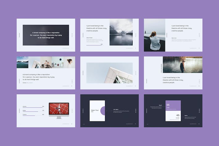 企业营销策划业务展示数据分析多用途PPT模板 - 顶尖PPT