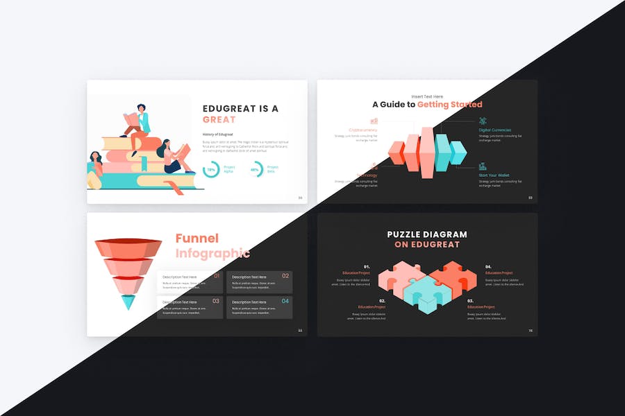 网上学习教育keynote模板 - 顶尖PPT