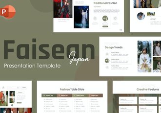 时尚简约服装摄影展示摄影馆图片展示通用PPT模板 - 顶尖PPT