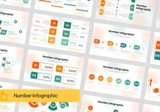 可视化数字信息图形PPT模板 - 顶尖PPT