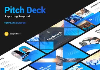 专业商务汇报信息图表提案PPT模板 - 顶尖PPT