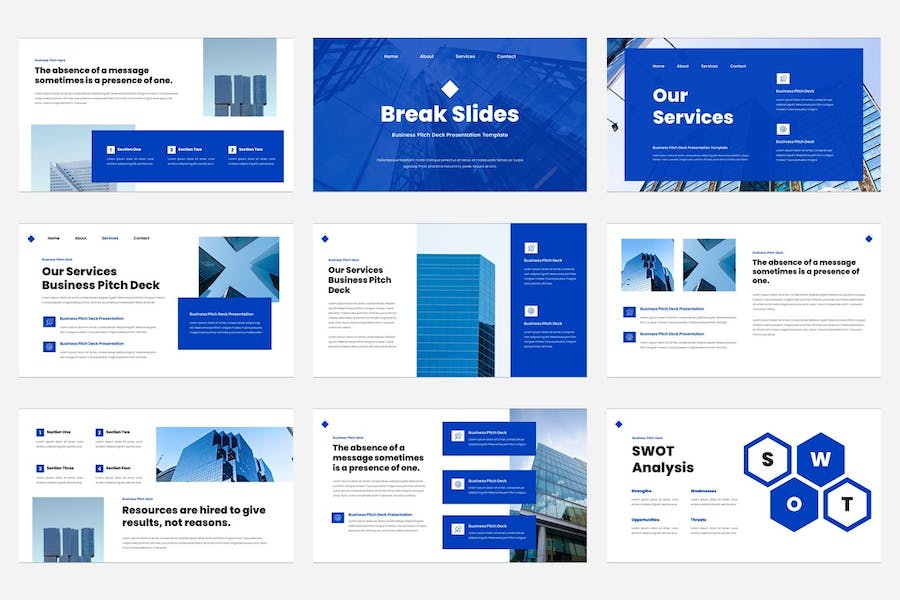 商务广告讲述展示营销传播推广PPT模板 - 顶尖PPT