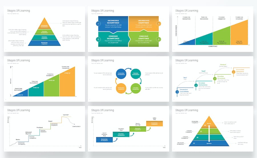 学习阶段教育培训课程PPT模板 - 顶尖PPT