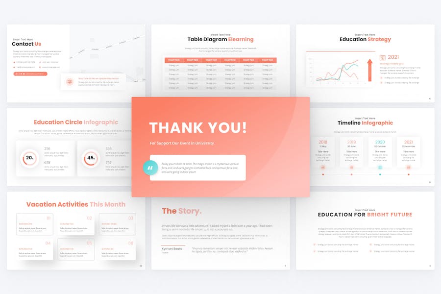 网上学习教育keynote模板 - 顶尖PPT