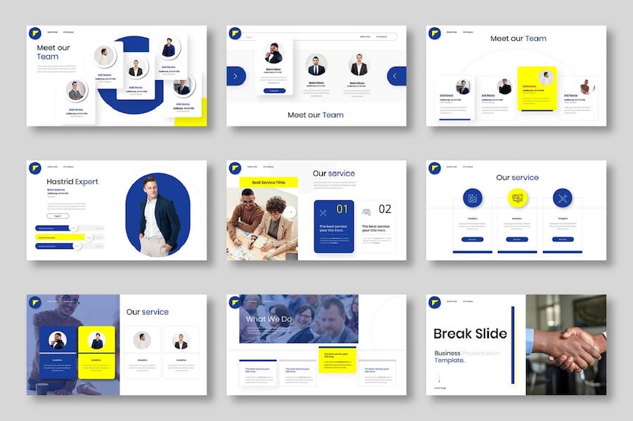 公司内容会议项目合作推广国外keynote模板 - 顶尖PPT