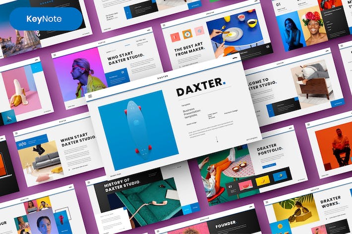 商务企业项目展示Keynote模板 - 顶尖PPT