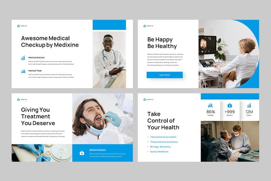 医用药品医疗领域专业展示PPT模板 - 顶尖PPT