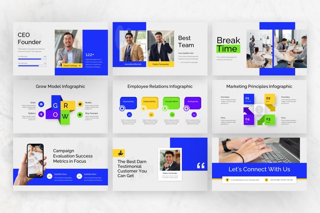 活动绩效细分PPT模板 - 顶尖PPT