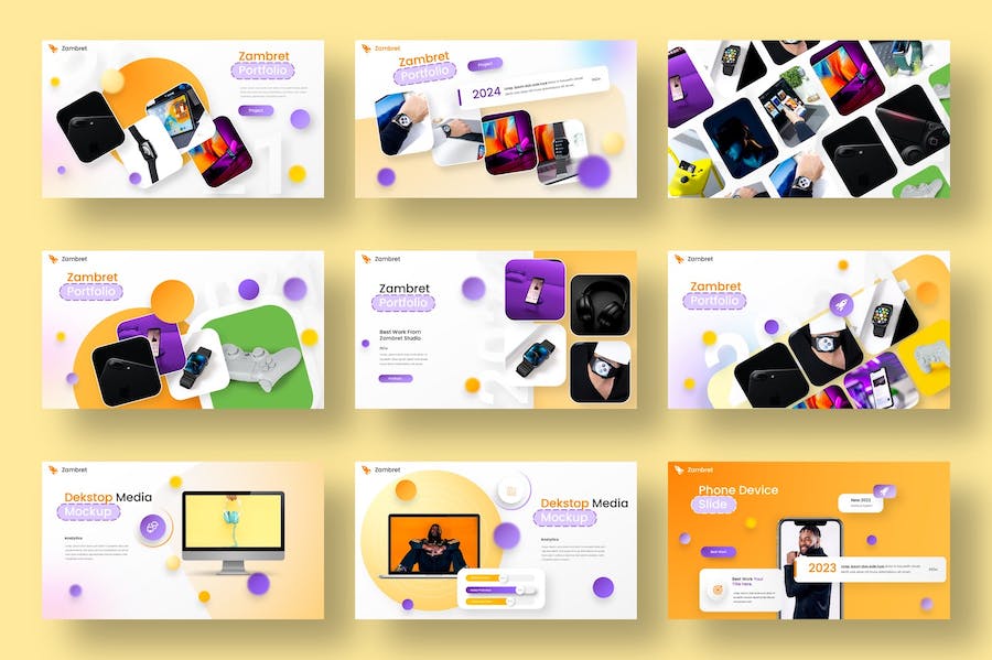 创意企业商务品牌推广宣传Keynote模板 - 顶尖PPT