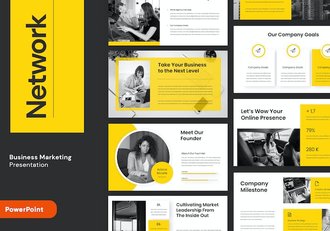 网络技术领域知识科普展示PPT模板 - 顶尖PPT