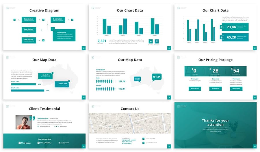 室内设计keynote模板 - 顶尖PPT