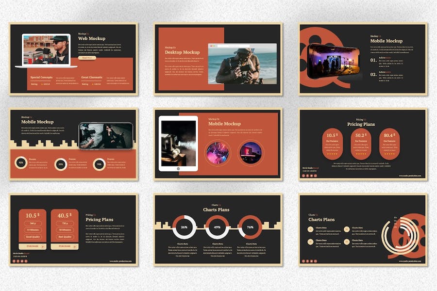 电影制作创意策划方案Keynote模板 - 顶尖PPT