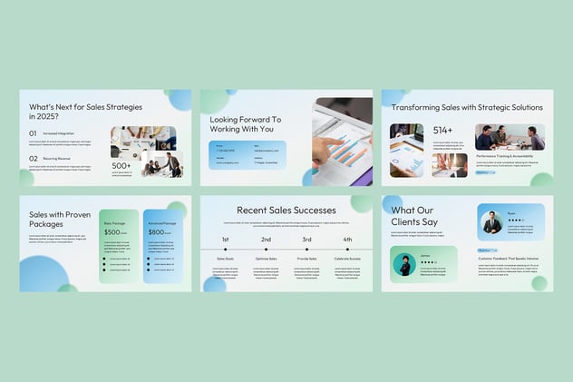 销售业绩分析展示方案PPT模板 - 顶尖PPT