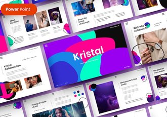 时尚商务企业宣传营销推广PPT模板 - 顶尖PPT