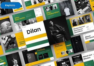 创意商务企业品牌介绍Keynote模板 - 顶尖PPT