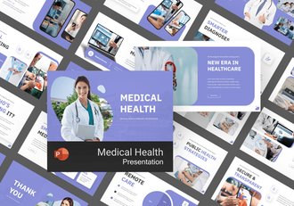 医疗健康疾病预防诊断治疗与康复PPT模板 - 顶尖PPT