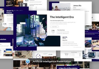 人工智能技术keynote模板 - 顶尖PPT
