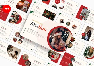 圣诞节活动策划推介PPT模板 - 顶尖PPT