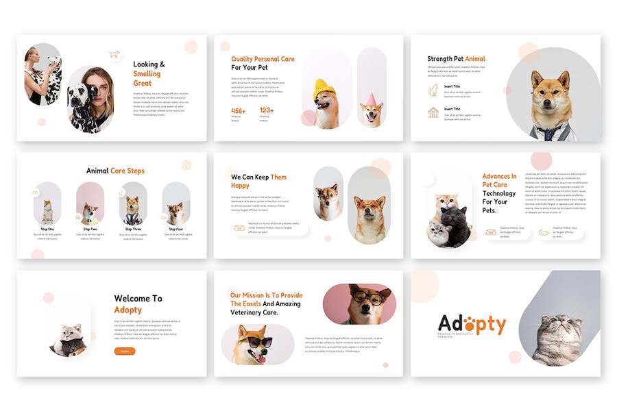 宠物商店运营方案介绍主题演讲Keynote模板 - 顶尖PPT