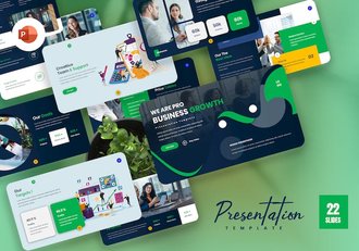 企业年度报告公司计划总结PPT模板 - 顶尖PPT