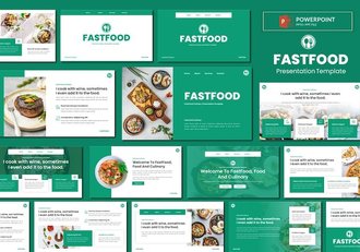 美食食品餐饮推介宣传PPT模板 - 顶尖PPT