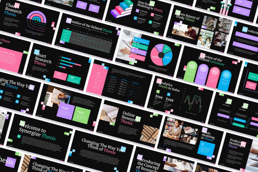 学位论文研究成果展示PPT模板 - 顶尖PPT