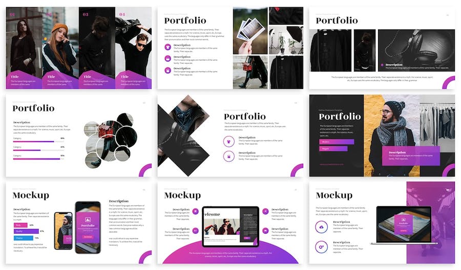 设计风格创意展示艺术美学Keynote模板 - 顶尖PPT