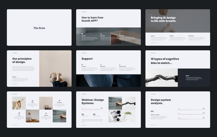 极简品牌展示业务合作keynote模板 - 顶尖PPT