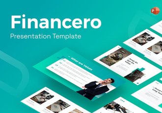 大气企业合作商业计划团队介绍金融专业通用PPT模板 - 顶尖PPT