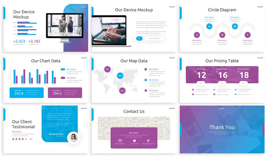 多用途通用企业商务应用Keynote模板 - 顶尖PPT