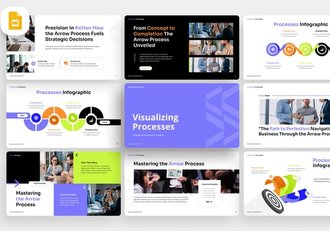 数据变化流程步骤呈现PPT模板 - 顶尖PPT