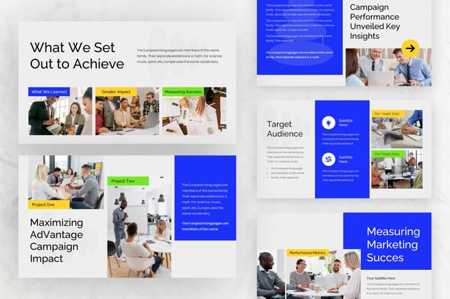 活动绩效细分PPT模板 - 顶尖PPT