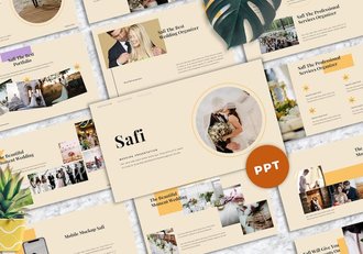 婚礼婚宴策划设计展示PPT模板 - 顶尖PPT