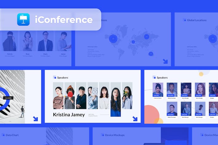 商务展会发布会项目会议keynote模板 - 顶尖PPT