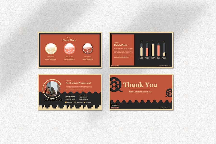 电影制作创意策划方案Keynote模板 - 顶尖PPT