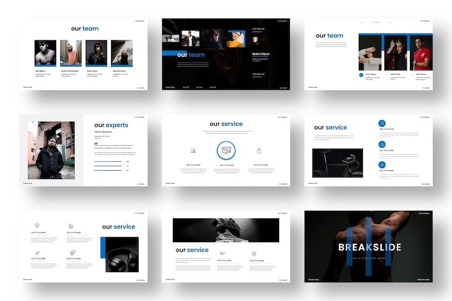 城市摄影展示产品营销策划品牌展示多用途PPT模板 - 顶尖PPT