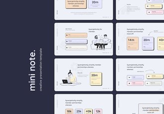 手绘涂鸦风商务演示keynote模板 - 顶尖PPT