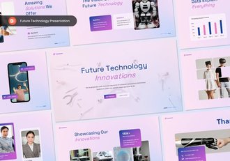 未来技术AI人工智能PPT模板 - 顶尖PPT