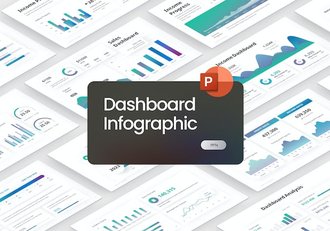 KPI数据图形图表PPT模板 - 顶尖PPT