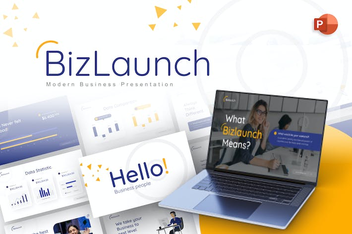 现代商业风格企业介绍业务合作PPT模板 - 顶尖PPT