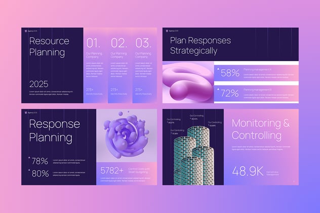 项目管理商业会议PPT模板 - 顶尖PPT