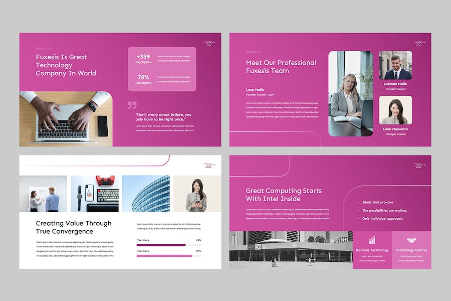 科技产品互联网创新技术Keynote模板 - 顶尖PPT