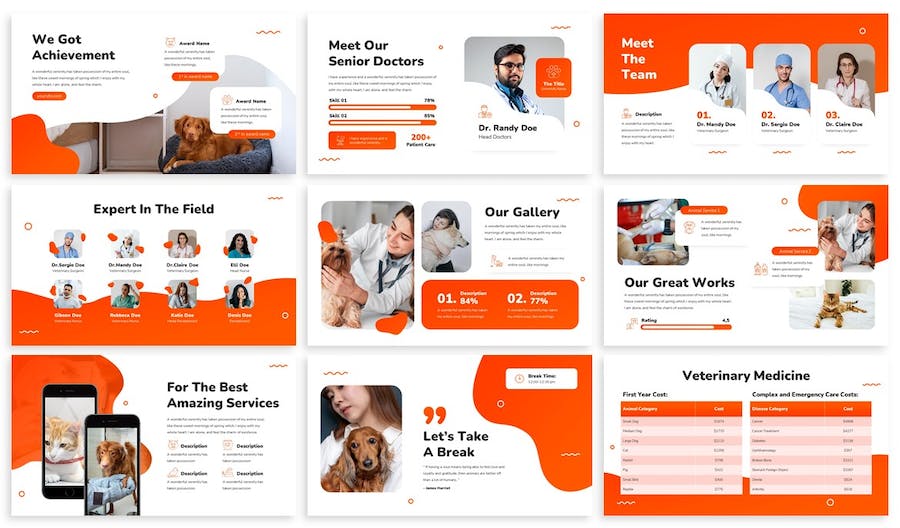 宠物护理PPT模板 - 顶尖PPT